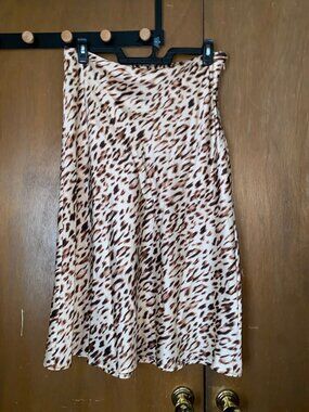 AE Studio Cheetah Print Mid length Skirt